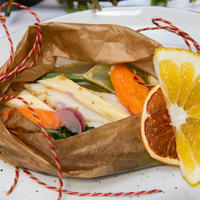 FILE BAKALARA  U ŠKARTOCU SA GORUŠICOM  I POVRĆEM