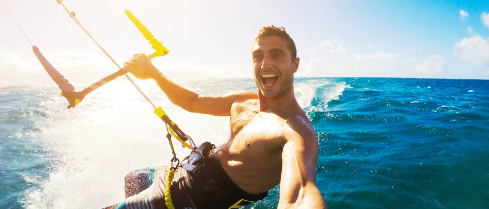 Adrenalin kitesurfing
