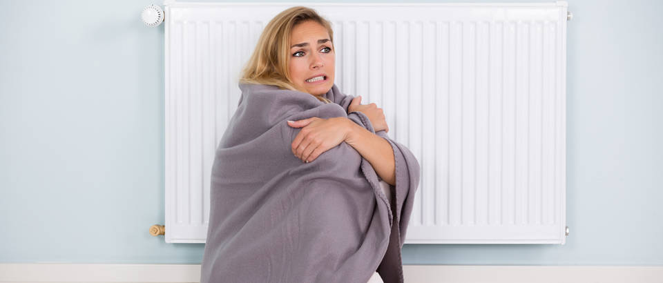Hladnoća žena shutterstock