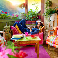 terasa, odmor, Shutterstock 104965601