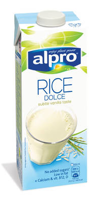 Alpro Drin Rice Dolce 1L CEE Alpro Drink Rice Dolce 1L edge UK HU HR CZ SK RO GR PL RU