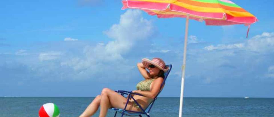 Sunce, suncobran, suncanje, zastita, plaza, more