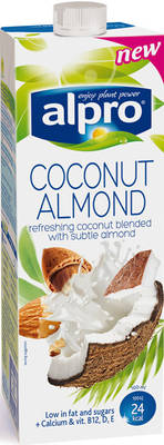 Alpro Drink Coconut Almond 1L sq UK NL F PT IT S FI Alpro Drink Coconut Almond 1L sq UK NL F PT IT S FI N