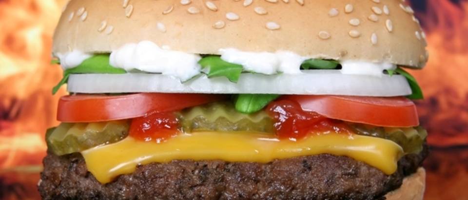 hamburger, masna hrana, fast food, junk food