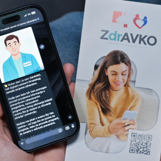 HZJZ: AI asistent ZdrAVKO zaprimio 128.007 upita iz područja zdravstva